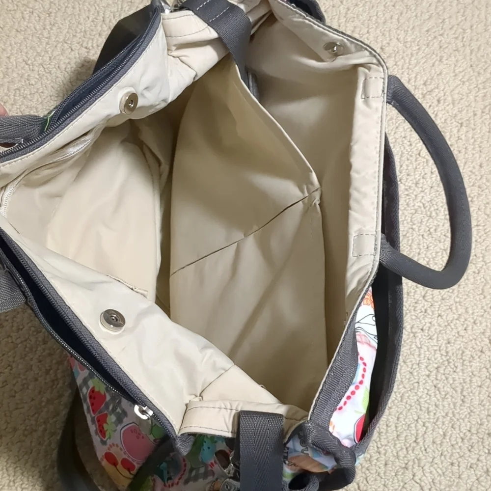 Worn Lesportsac diaper bag